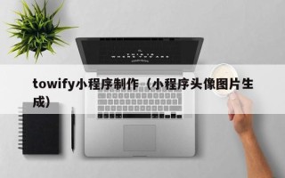 武穴towify小程序制作（小程序头像图片生成）